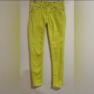 Miss Me Size 27 Yellow Jeans